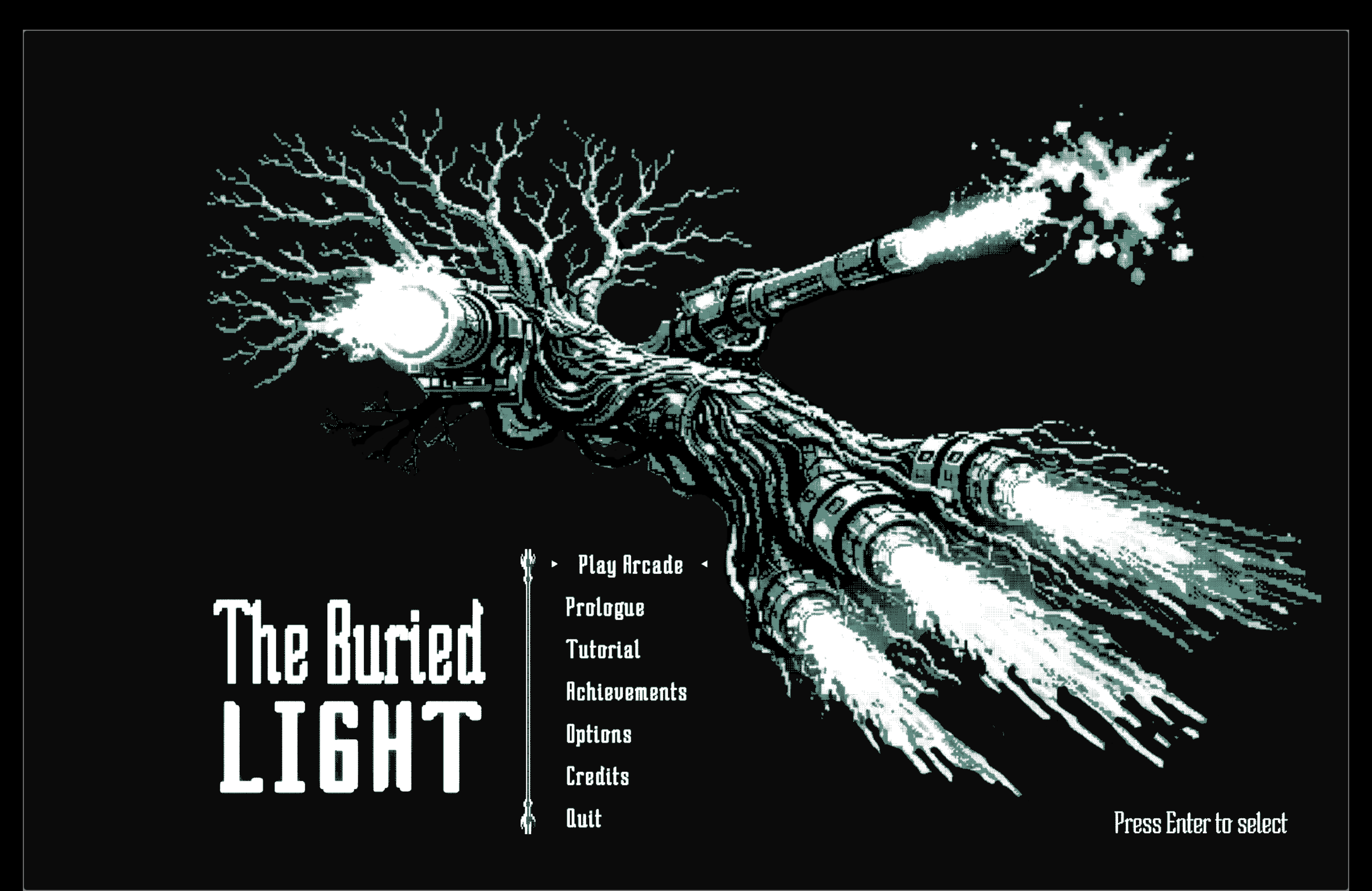 The Buried Light - monokrom boşluk arenasında Savaş-Ağacı