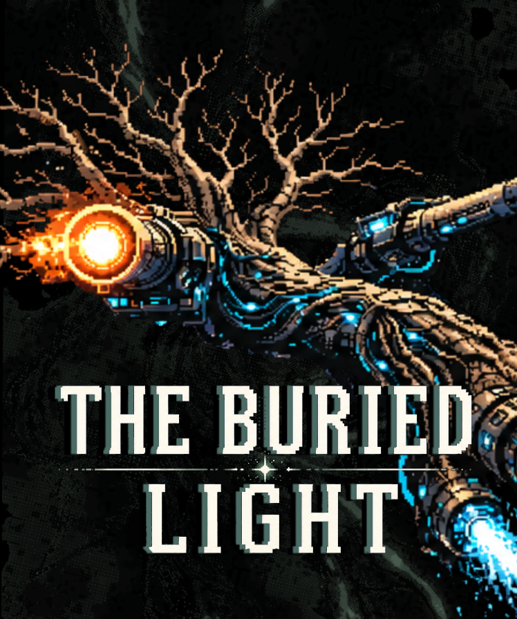 The Buried Light portre kartı - monokrom 1-bit Savaş-Ağacı anahtar görseli